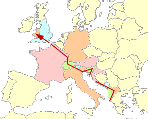 route map